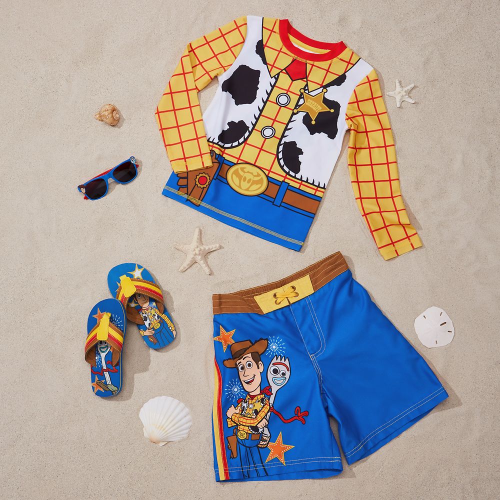 Woody and Forky Swim Trunks for Boys – Toy Story 4