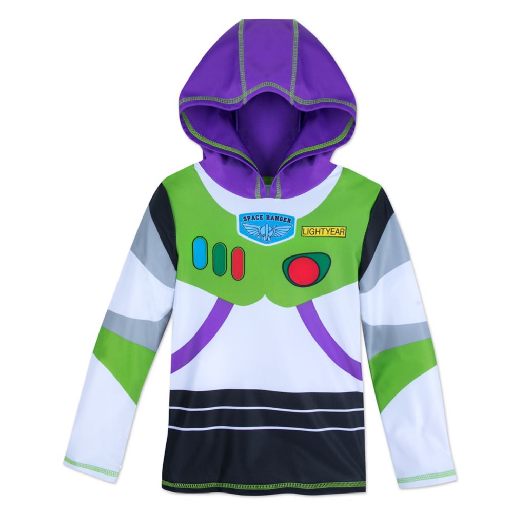 Buzz Lightyear Hooded Rash Guard for Boys