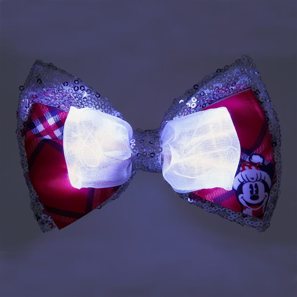 Minnie Mouse Holiday Light-Up Hair Bow