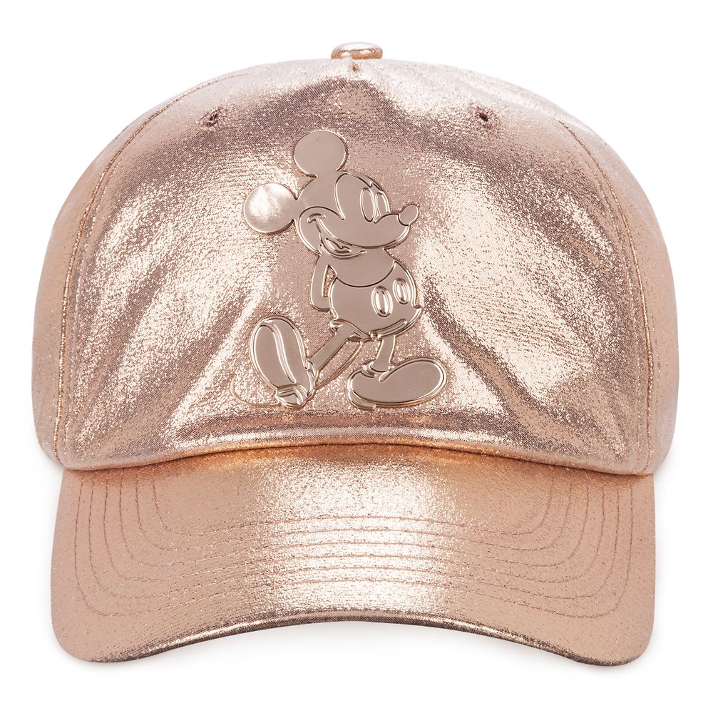 Disney Mickey Mouse Logo with Glitter Baseball Cap