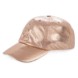 Mickey Mouse Rose Gold Baseball Cap for Kids