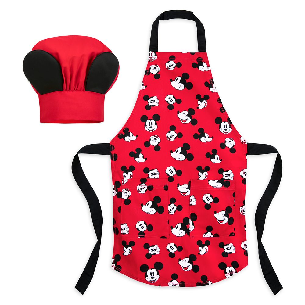 Mickey Mouse Chef's Apron and Hat for Kids