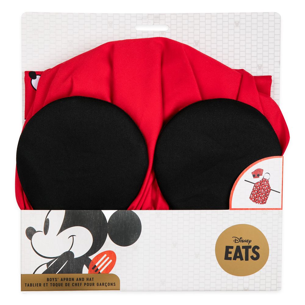 Mickey Mouse Chef's Apron and Hat for Kids