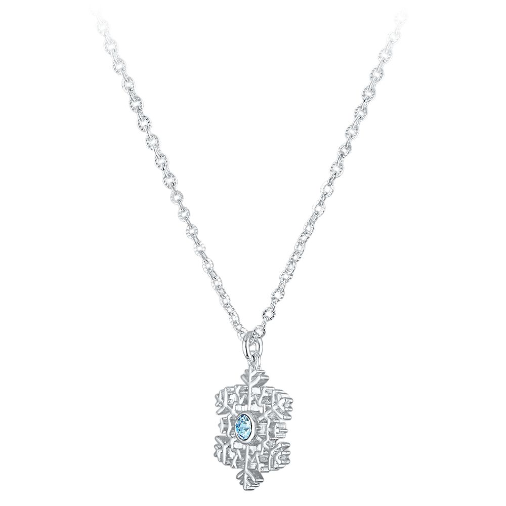 Frozen Swarovski Crystal Snowflake Necklace