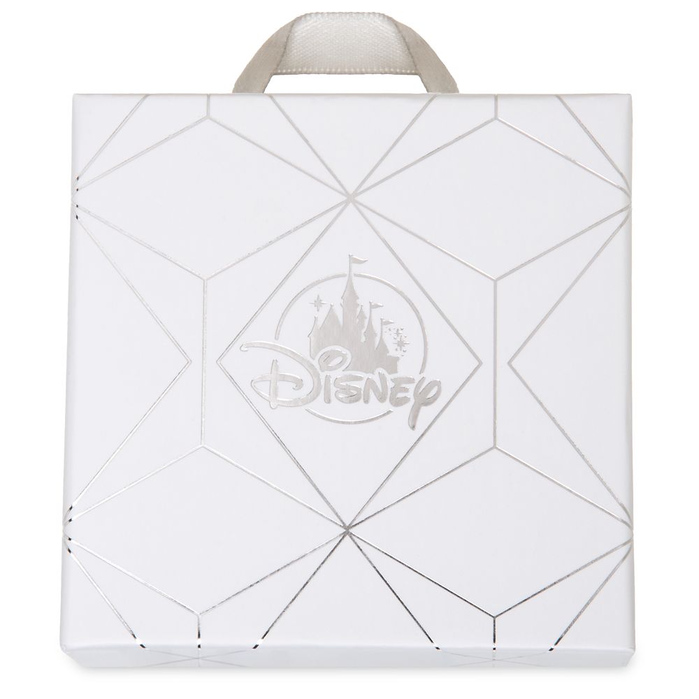 Minnie Mouse Enamel Initial Necklace – N