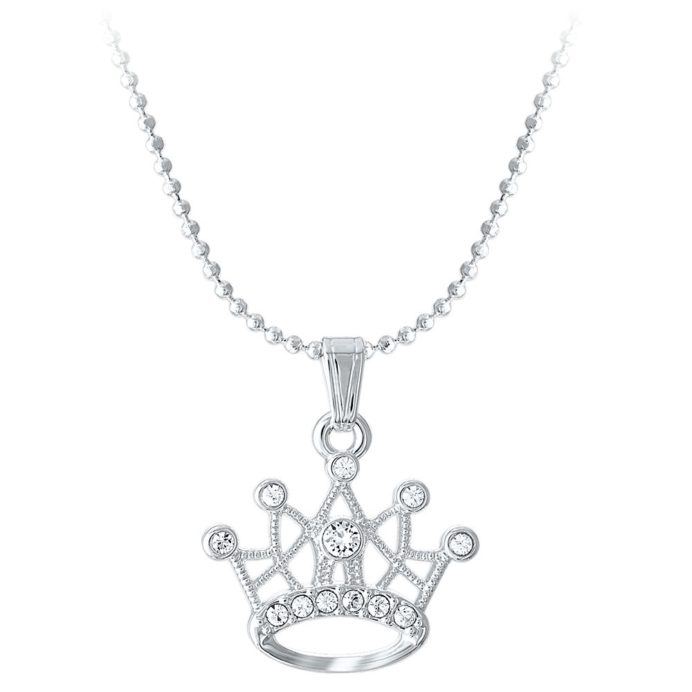 Disney Princess Crown Swarovski Crystal Necklace is available online