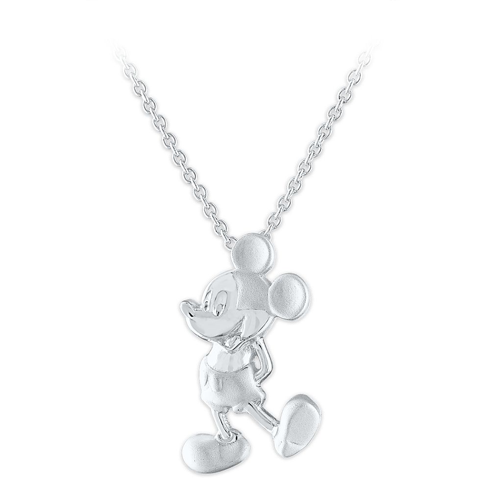 Mickey Mouse Sterling Silver Pendant Necklace