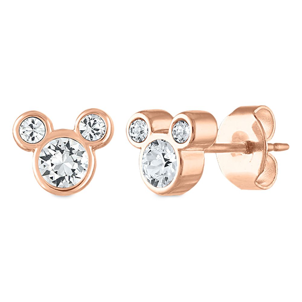 Mickey Mouse Icon Swarovski Crystal Earrings