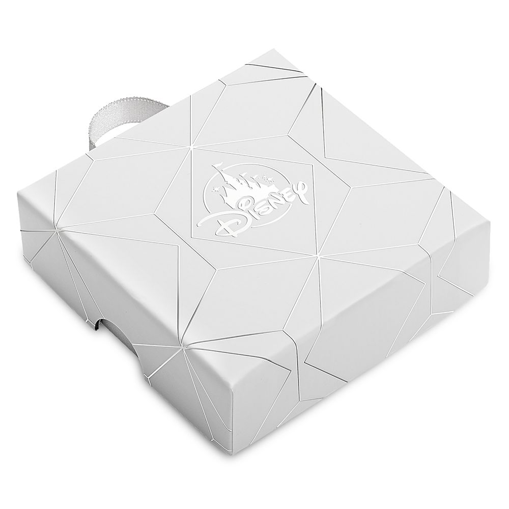 Mickey Mouse Swarovski Crystal Initial Necklace