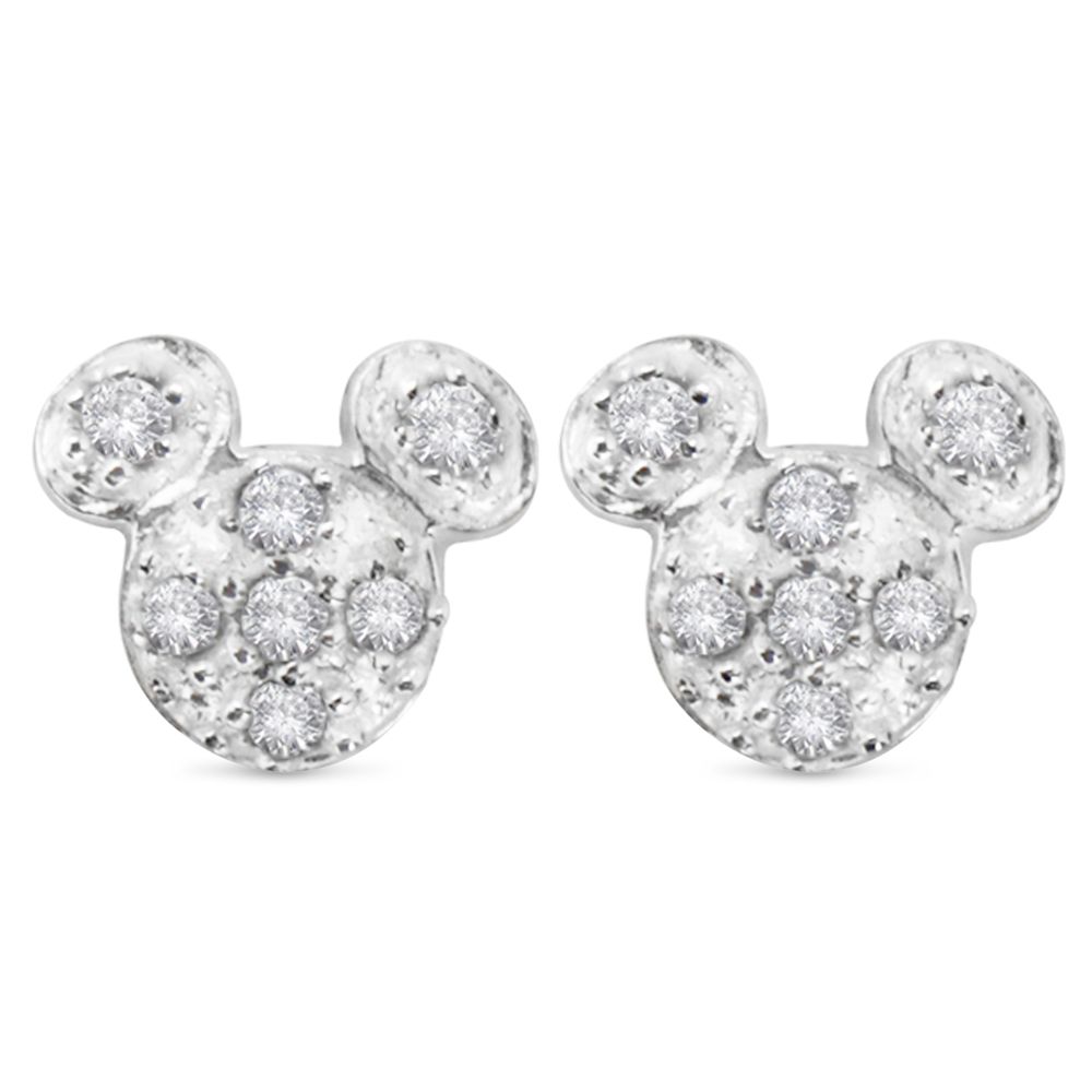 Mickey Mouse Pavé Icon Earrings