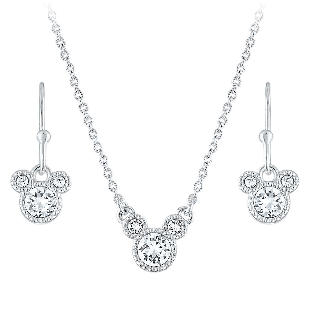 Mickey Mouse Icon Necklace and Earring Set