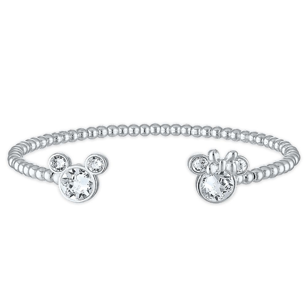 Mickey and Minnie Mouse Swarovski Crystal Bracelet