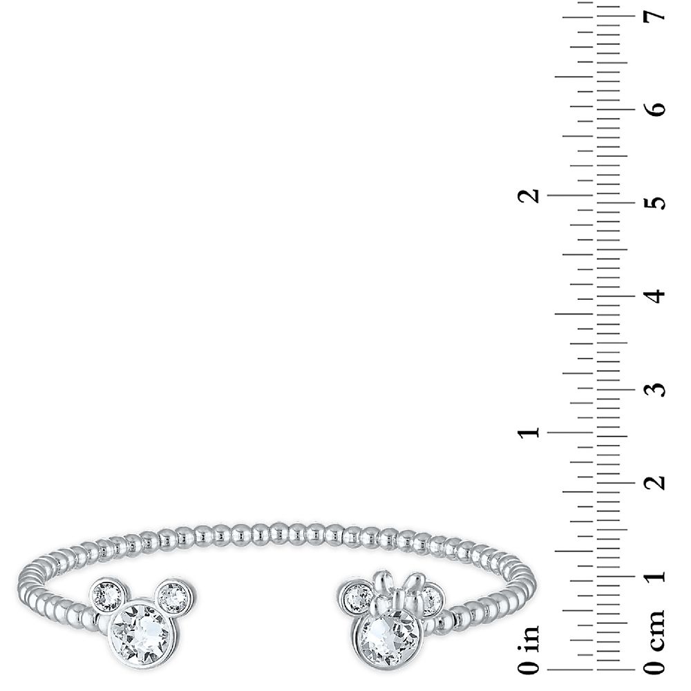 Mickey and Minnie Mouse Swarovski Crystal Bracelet