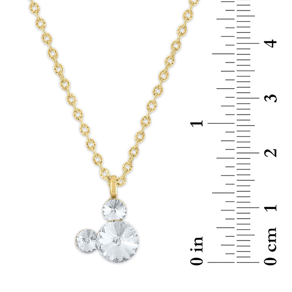 Mickey Mouse Icon Swarovski Crystal Necklace