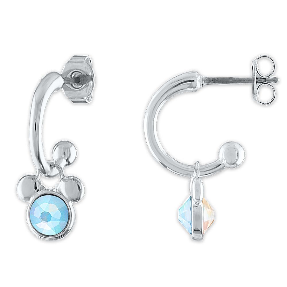 Mickey Mouse Reversible Swarovski Crystal Earrings