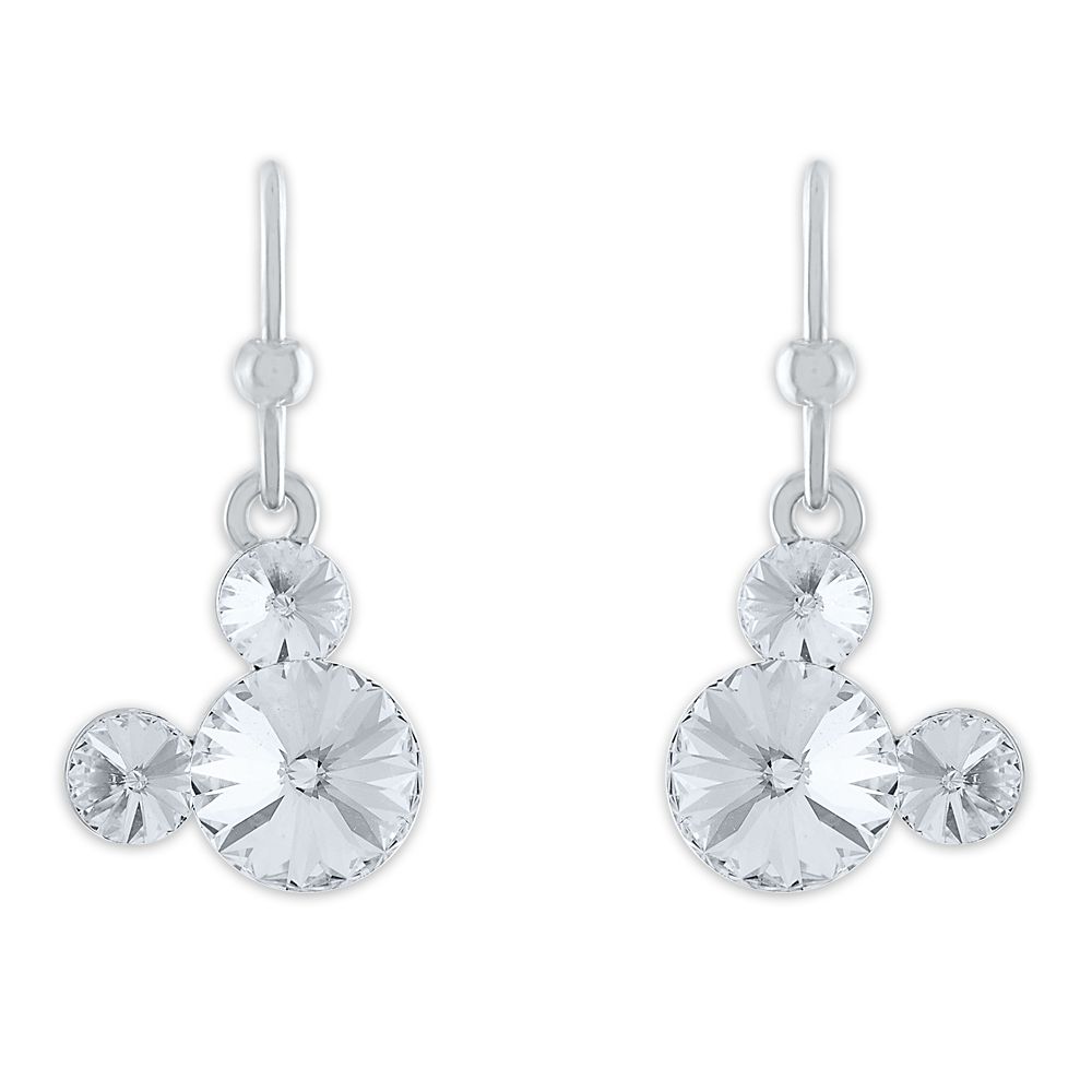 Mickey Mouse Crystal Icon Drop Earrings | shopDisney