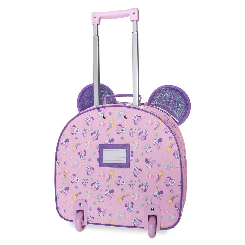 disney store minnie mouse rolling luggage