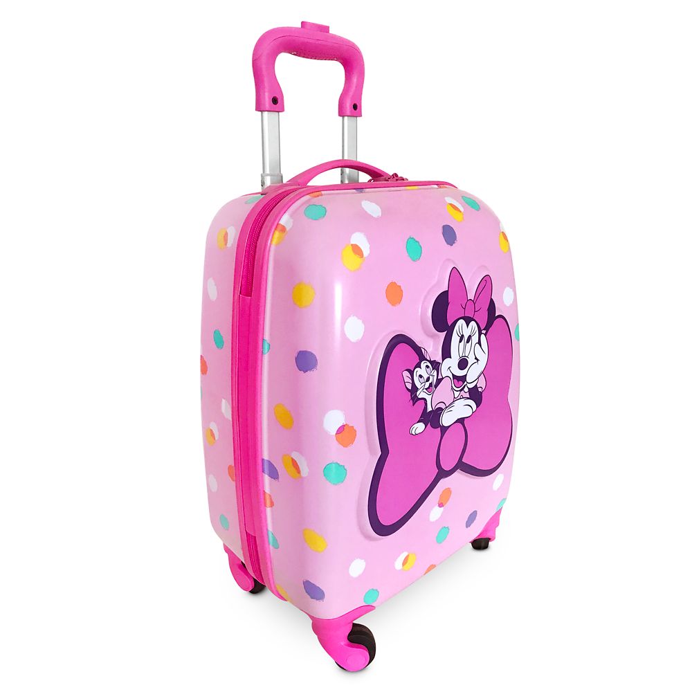 disney store minnie mouse rolling luggage