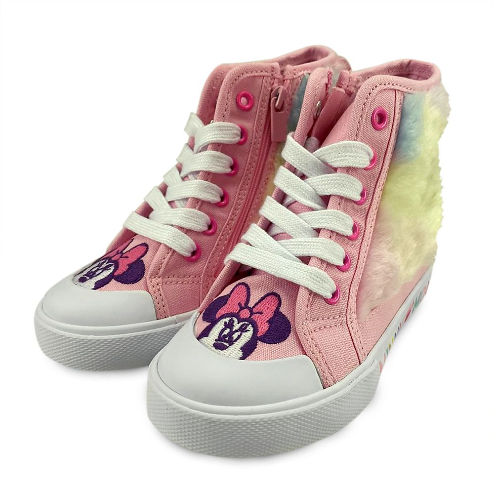 Minnie Mouse High-Top Sneakers for Kids