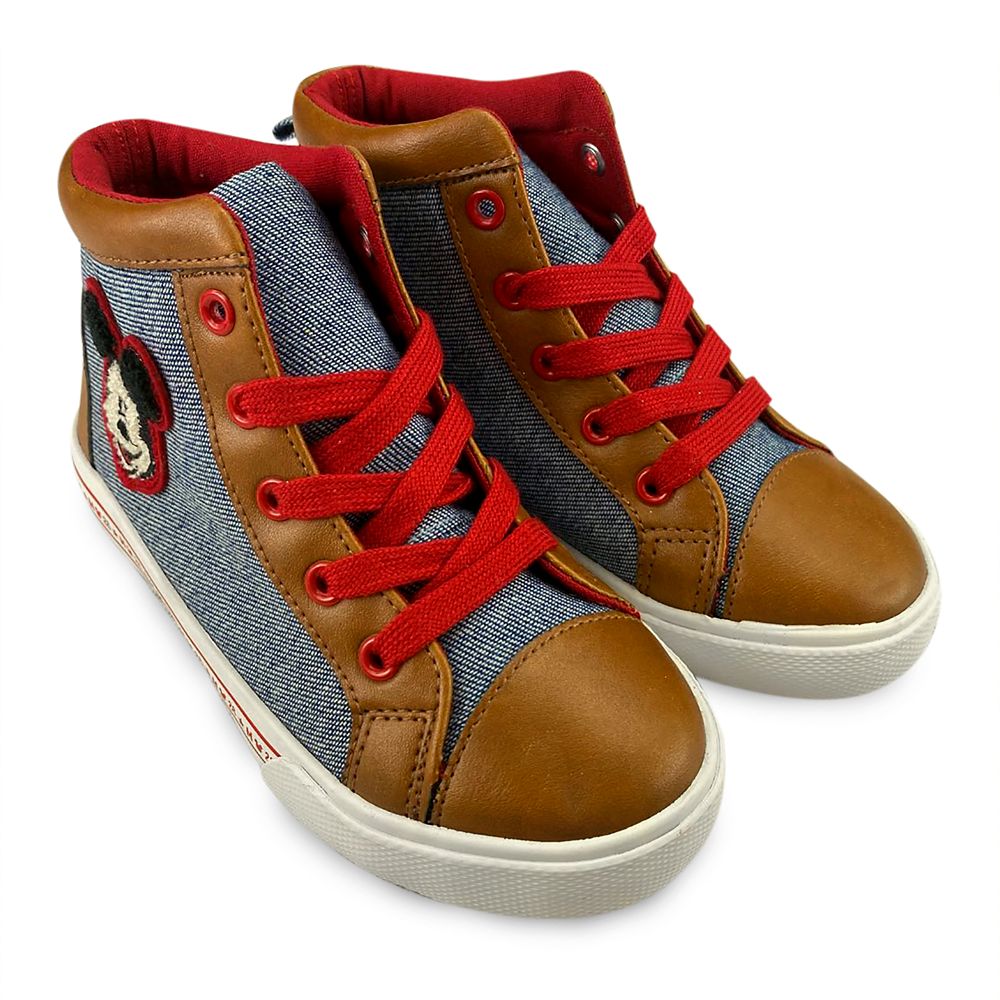 Mickey Mouse High-Top Sneakers for Kids