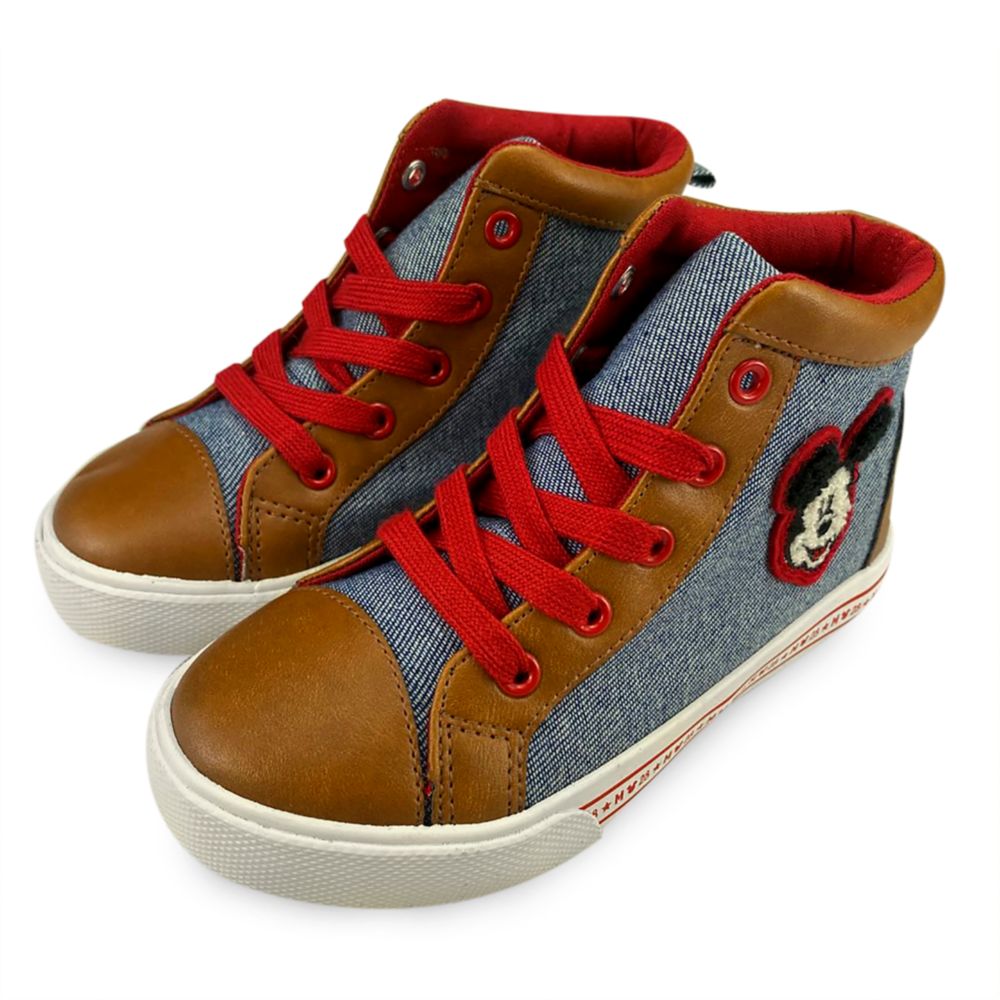 Mickey Mouse High-Top Sneakers for Kids