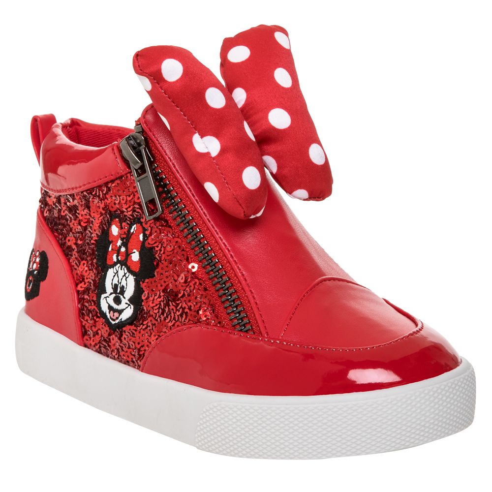 Minnie mouse high store top sneakers