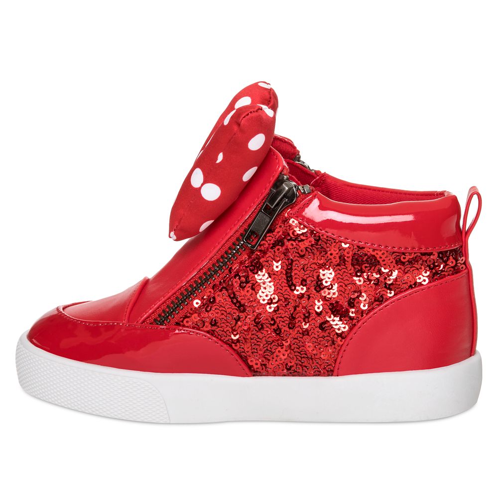 Minnie Mouse Mouseketeer Hi-Top Sneakers for Girls