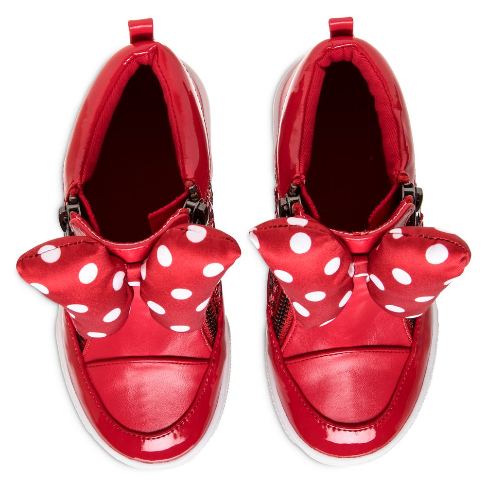 Minnie Mouse Mouseketeer Hi-Top Sneakers for Girls