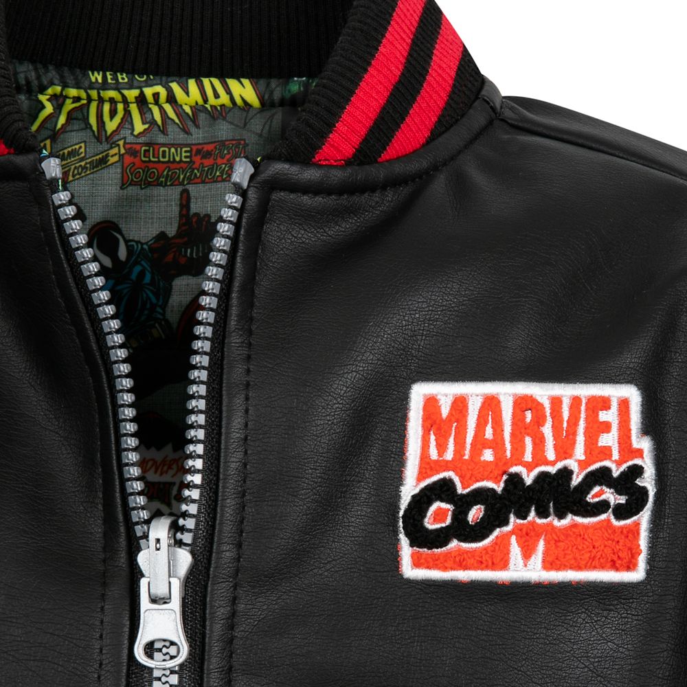 Marvel Comics 80th Anniversary Reversible Varsity Jacket for Kids