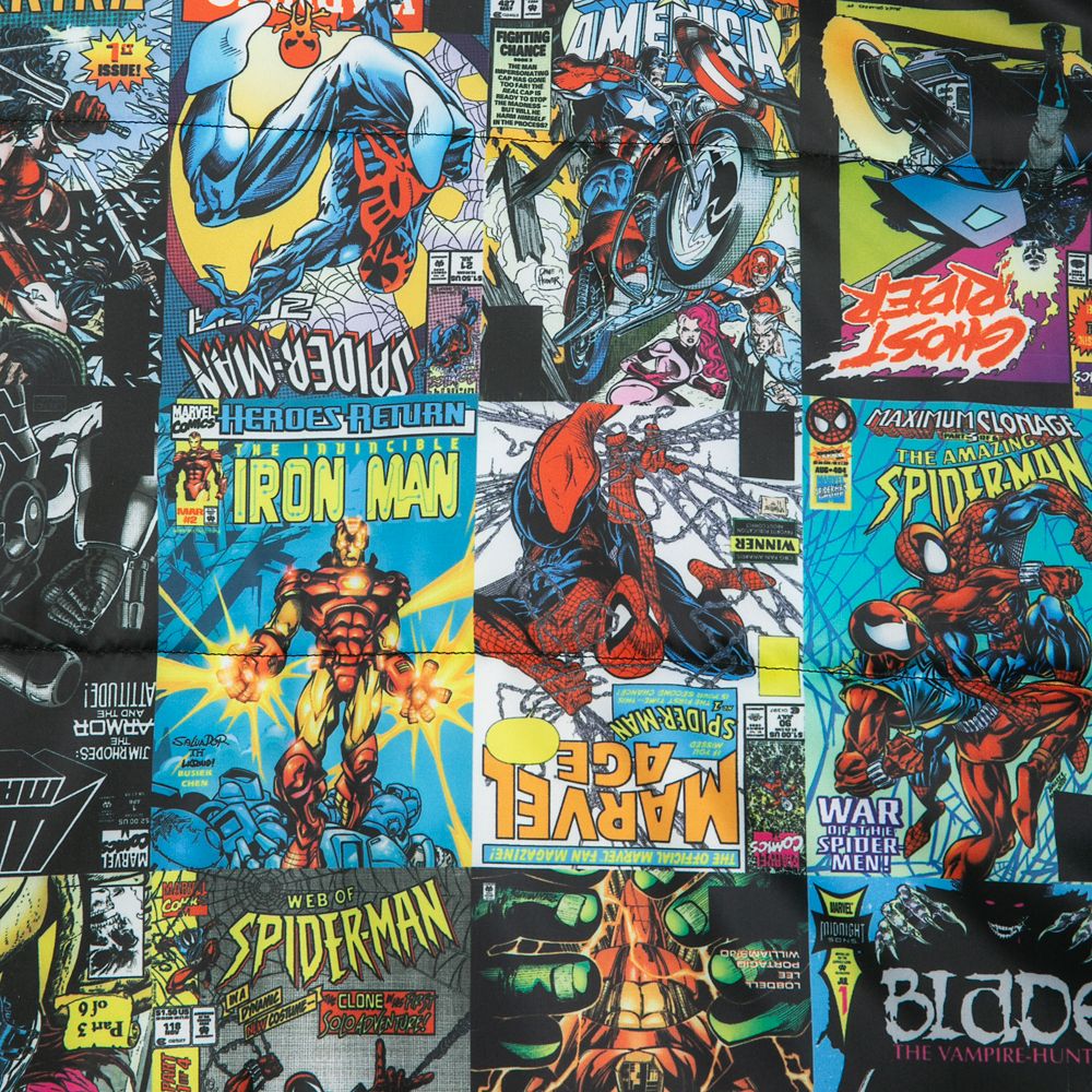 Marvel Comics 80th Anniversary Reversible Varsity Jacket for Kids