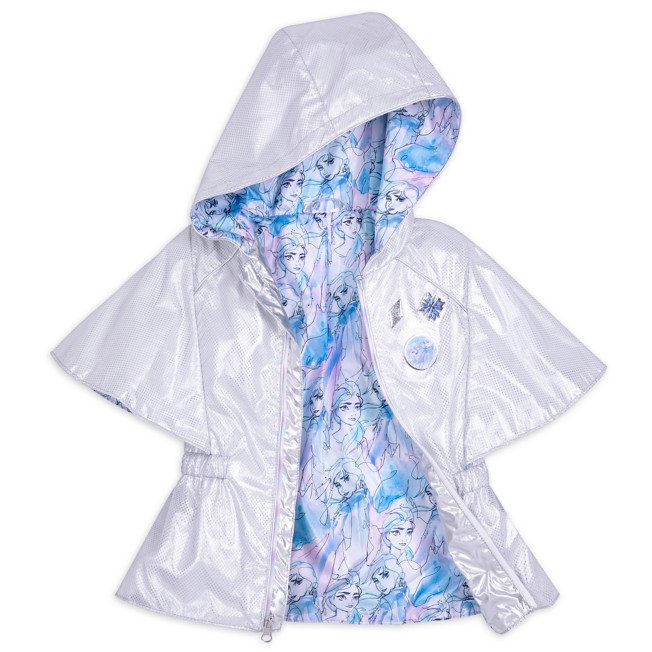 Girls Kids Frozen Anna Princess Costume Outerwear Hooded Jacket Windbreaker Tops 