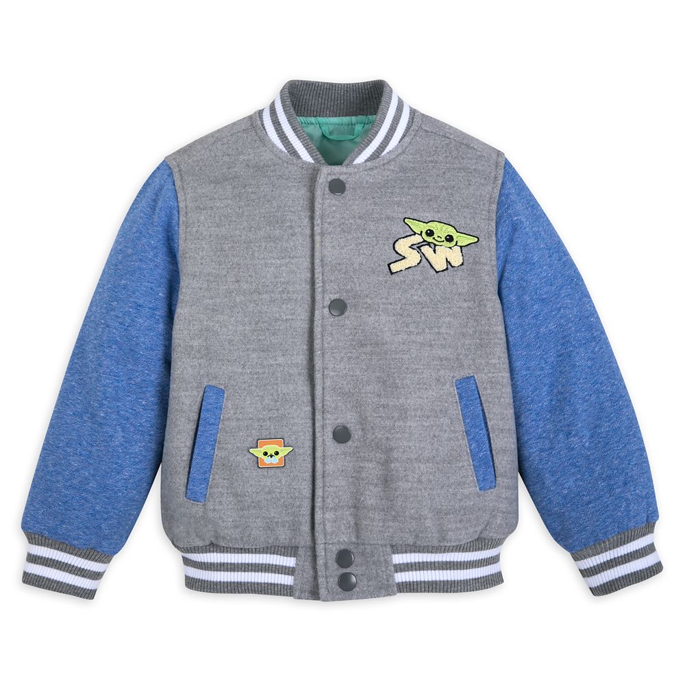 Grogu Letterman Jacket for Kids – Star Wars: The Mandalorian