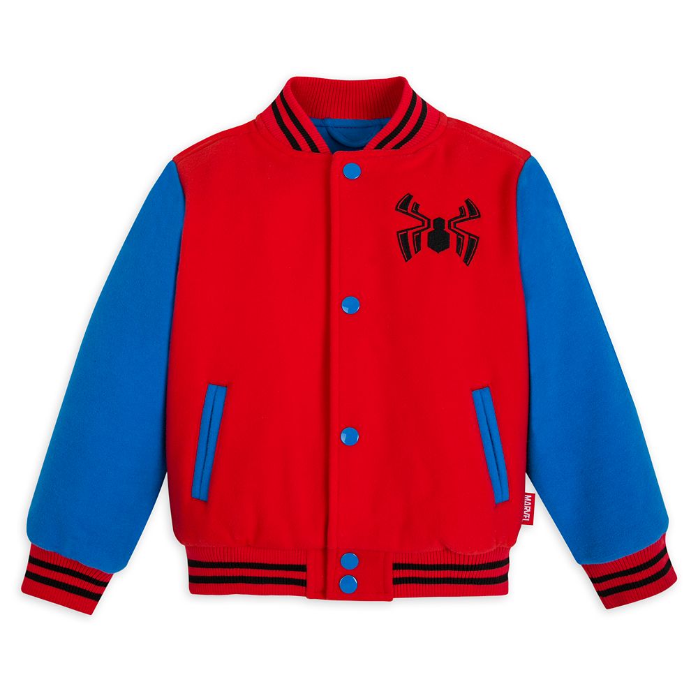 Spider-Man Letterman Jacket for Kids is available online
