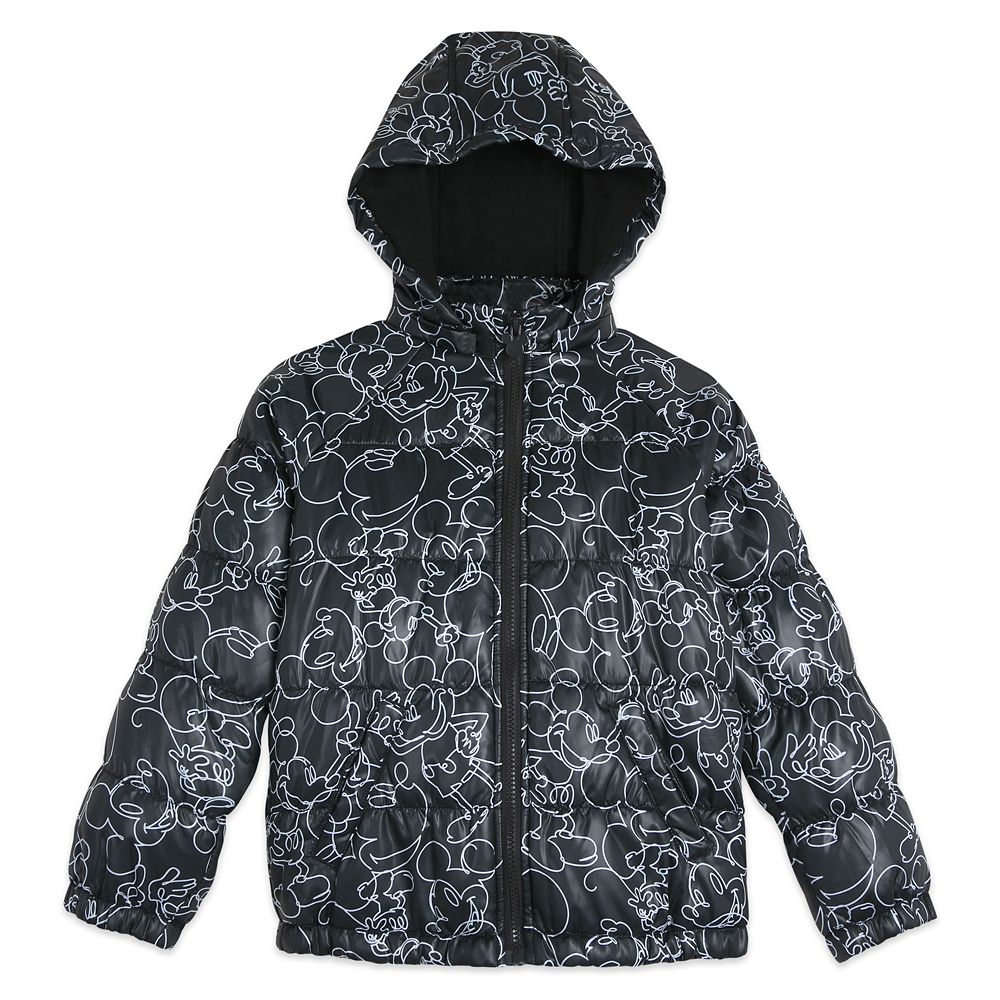 Mickey Mouse Hooded Puff Jacket now available online