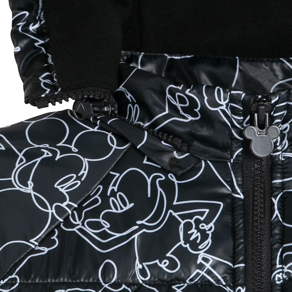 Mickey Mouse Hooded Puff Jacket