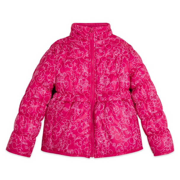 Minnie Mouse Hooded Puff Jacket for Kids