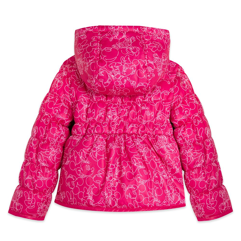 Minnie Mouse Hooded Puff Jacket for Kids