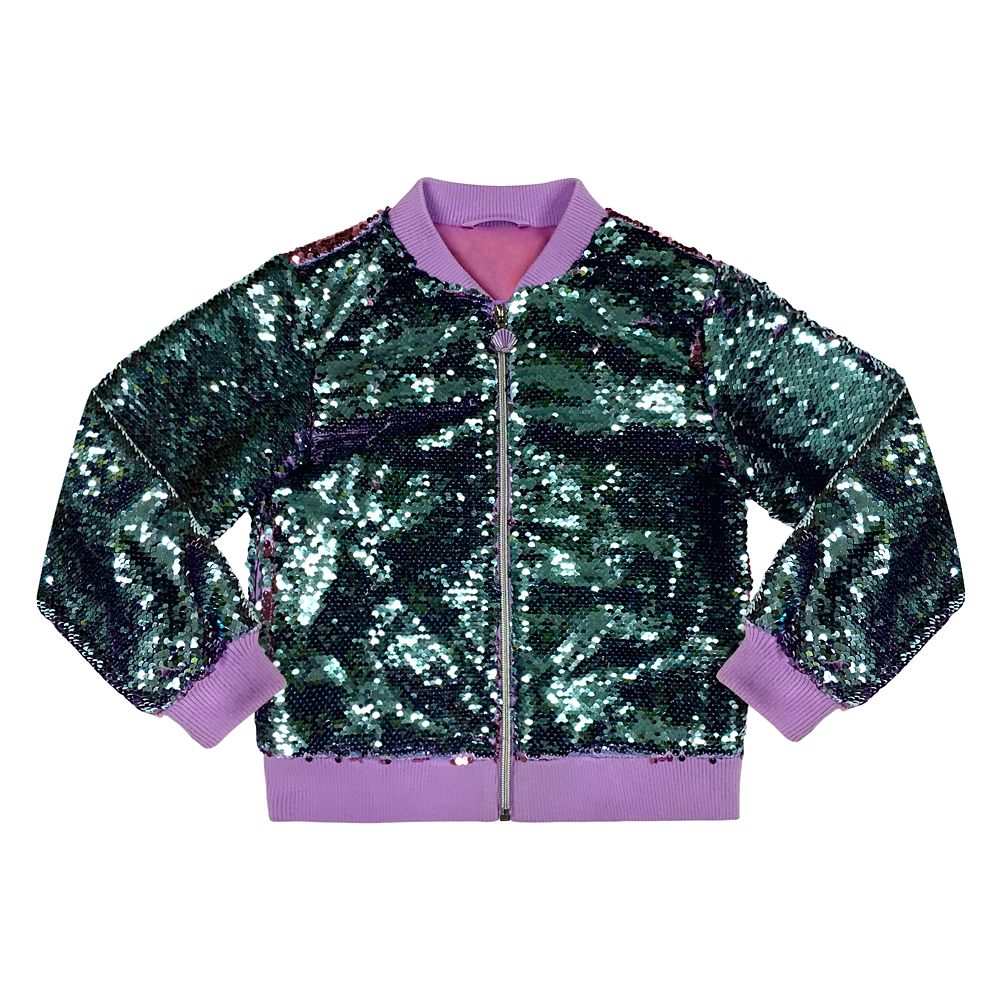 Ariel Reversible Sequin Jacket for Girls – The Little Mermaid available ...