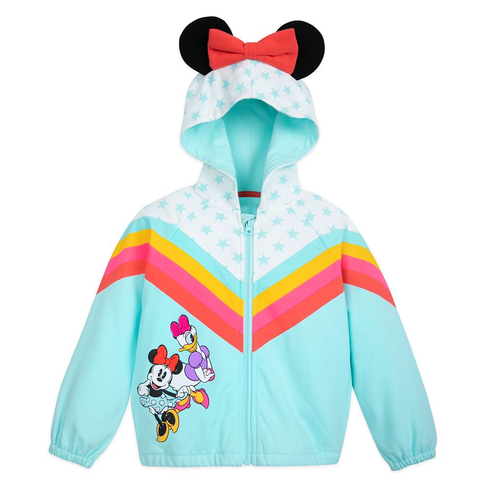 Minnie Mouse and Daisy Duck Hooded Jacket for Toddlers