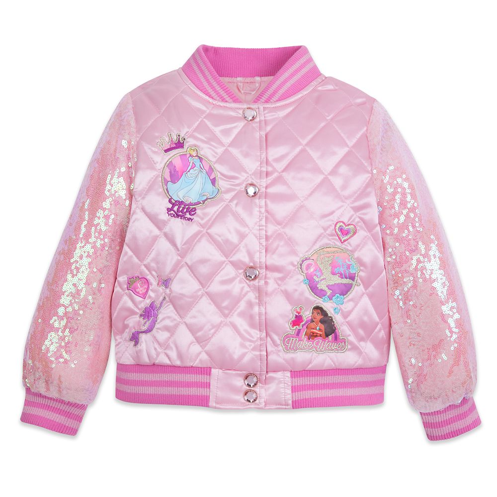 Disney Princess Quilted Varsity Jacket