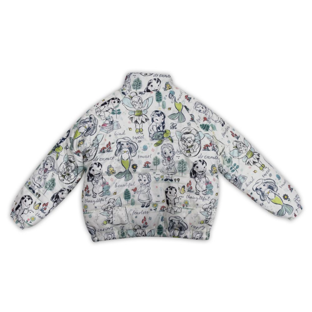 Disney Animators' Collection Lightweight Puffy Jacket for Girls
