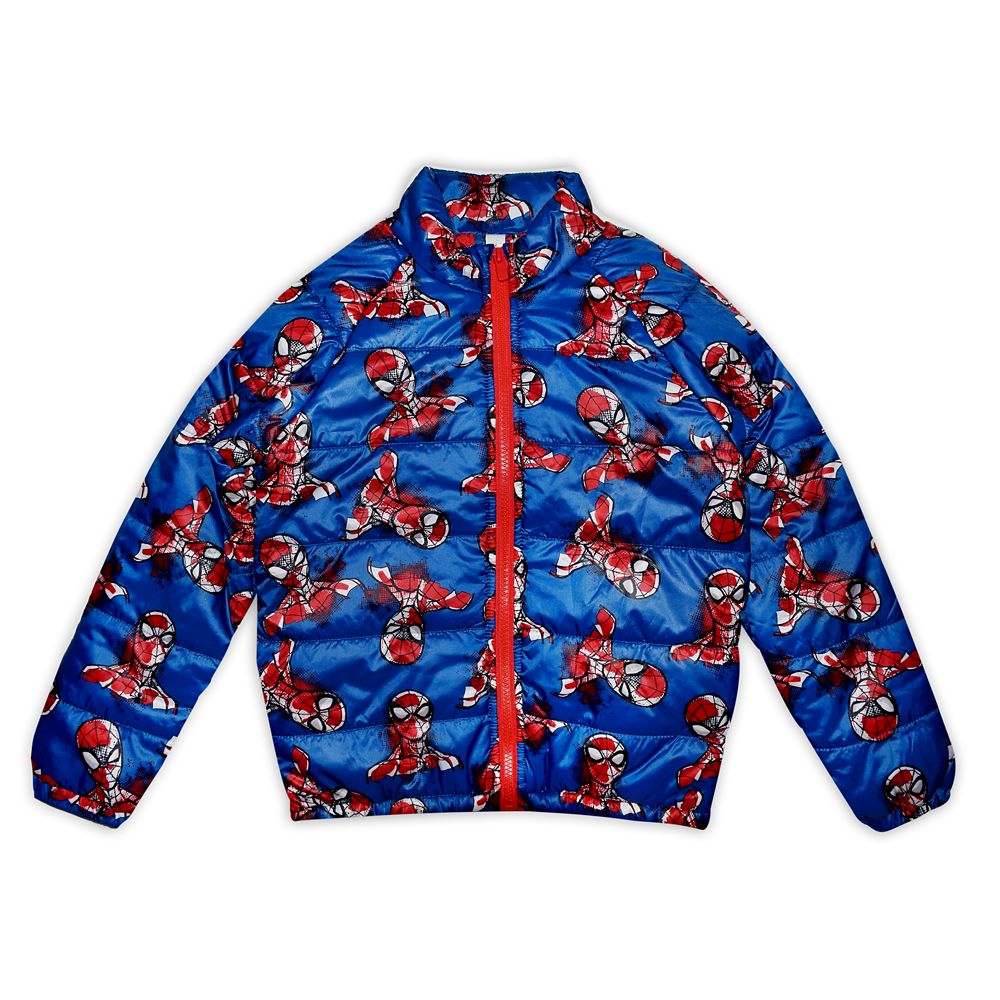 Spider-Man Lightweight Puffy Jacket for Boys