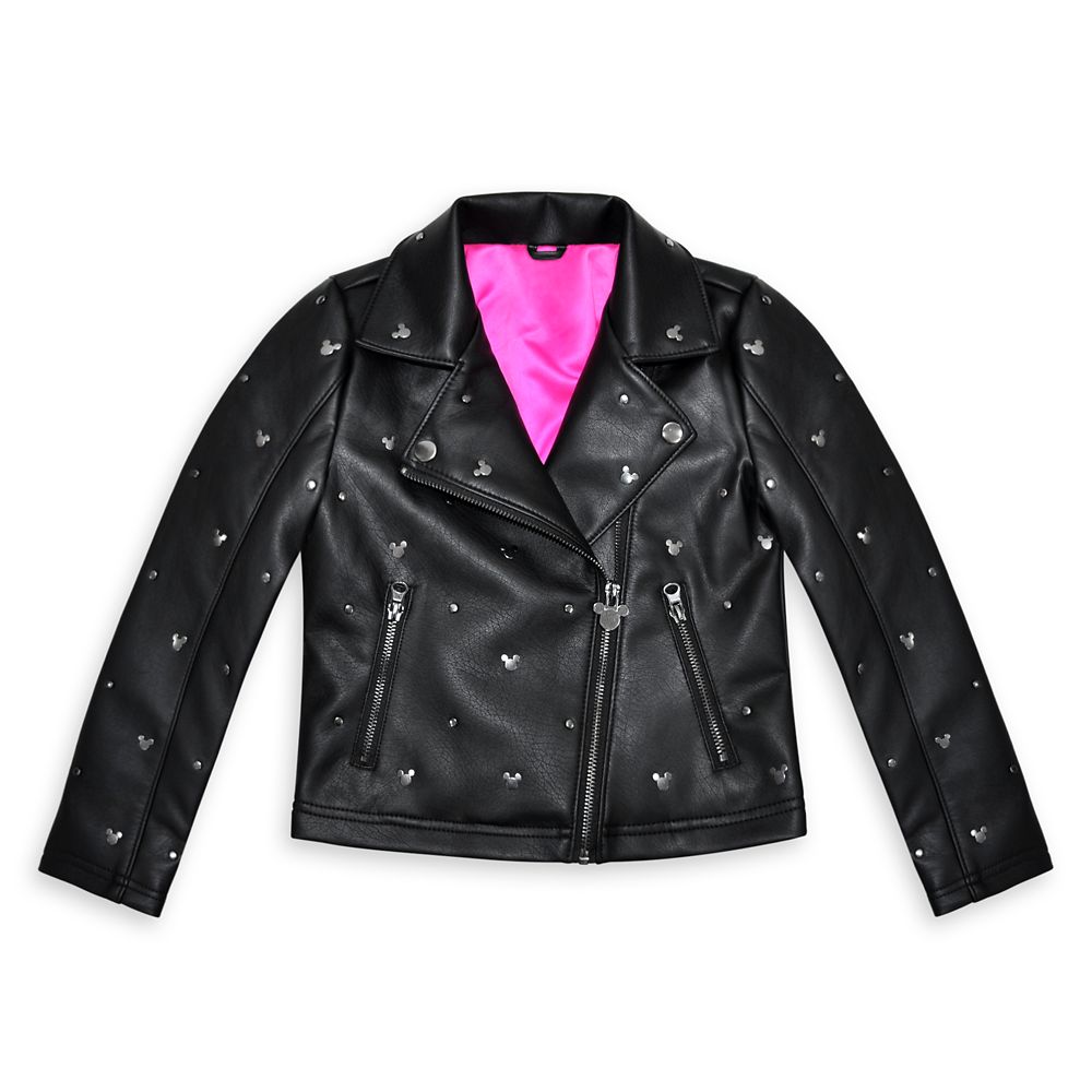 Mickey Mouse Faux Leather Jacket for Kids