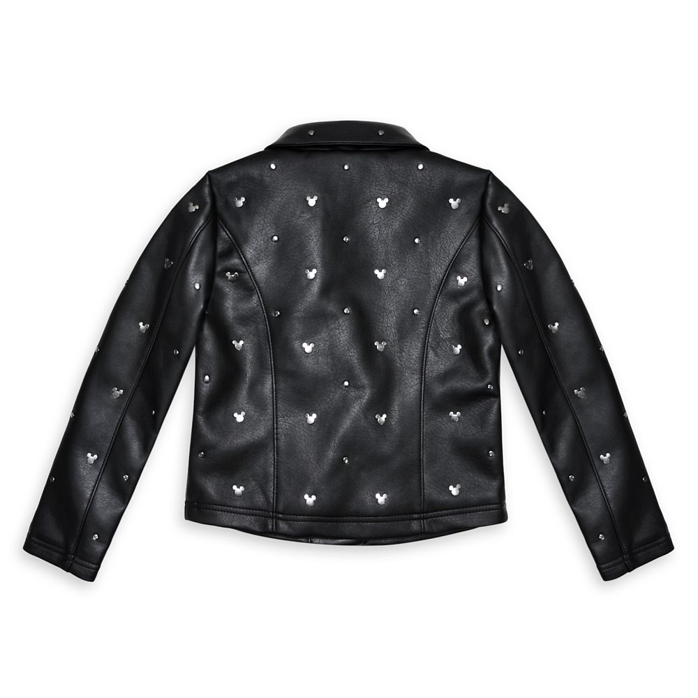 Mickey Mouse Faux Leather Jacket for Kids