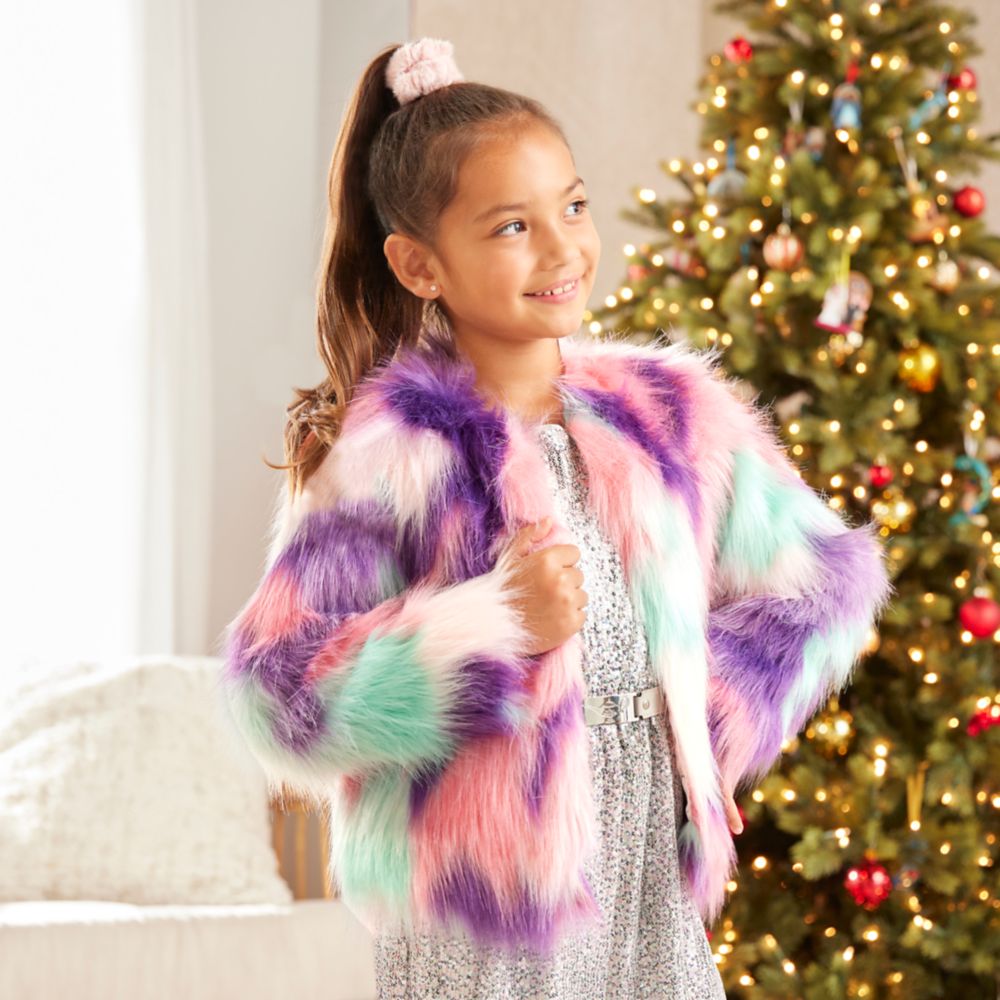 Disney Princess Faux Fur Jacket for Girls
