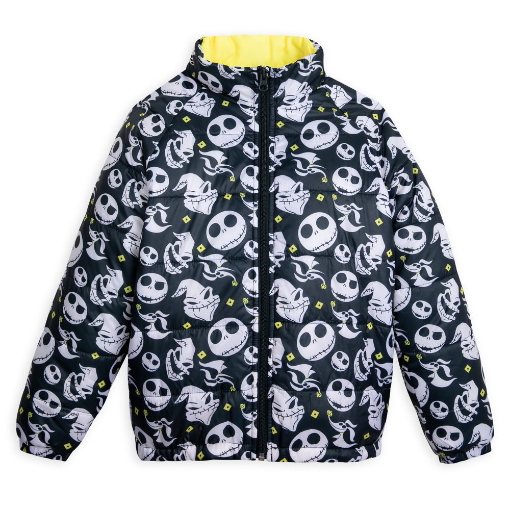 The Nightmare Before Christmas Puffy Jacket for Kids now available online