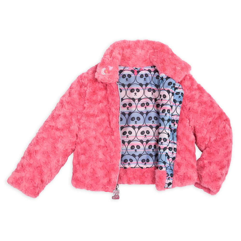 Turning Red Fuzzy Faux Fur Jacket for Kids