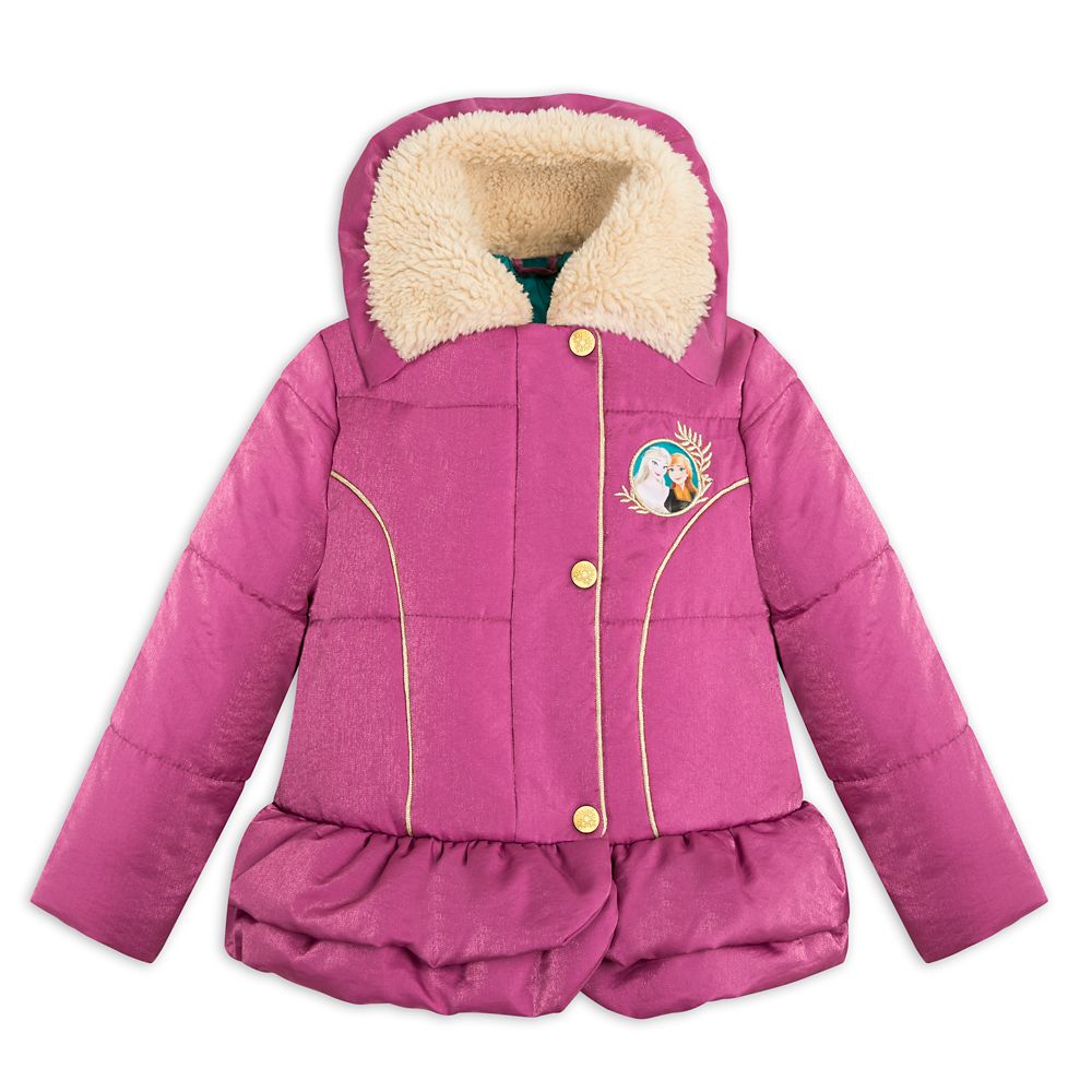 Anna and Elsa Puffer Jacket for Girls – Frozen  2