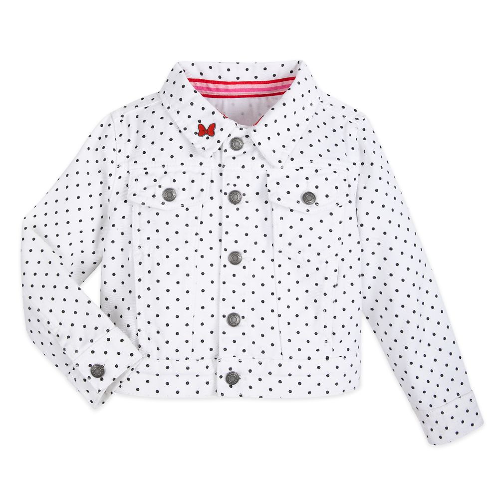 Minnie Mouse Denim Jacket for Girls – White