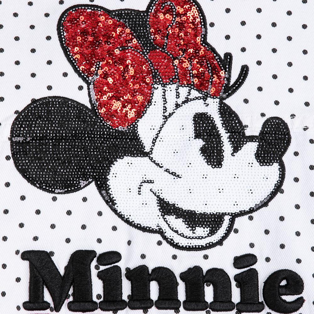 Minnie Mouse Denim Jacket for Girls – White